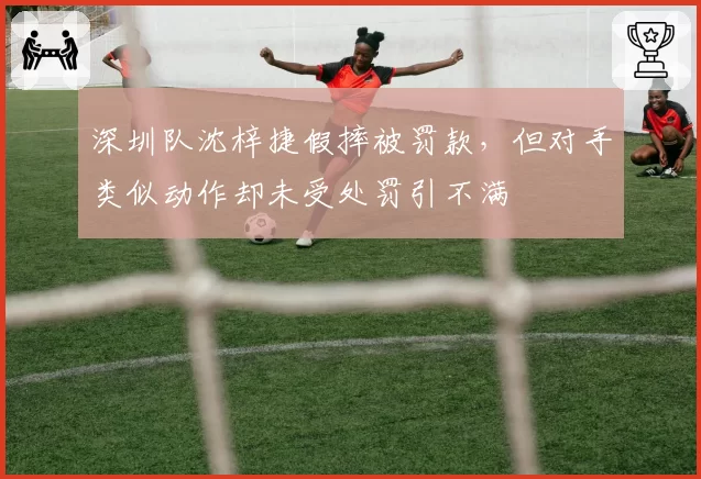 深圳队沈梓捷假摔被罚款,但对手类似动作却未受处罚引不满
